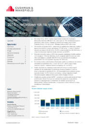 PROPERTY TIMES. Podsumowanie rynku nieruchomości biurowych w Warszawie 2015.